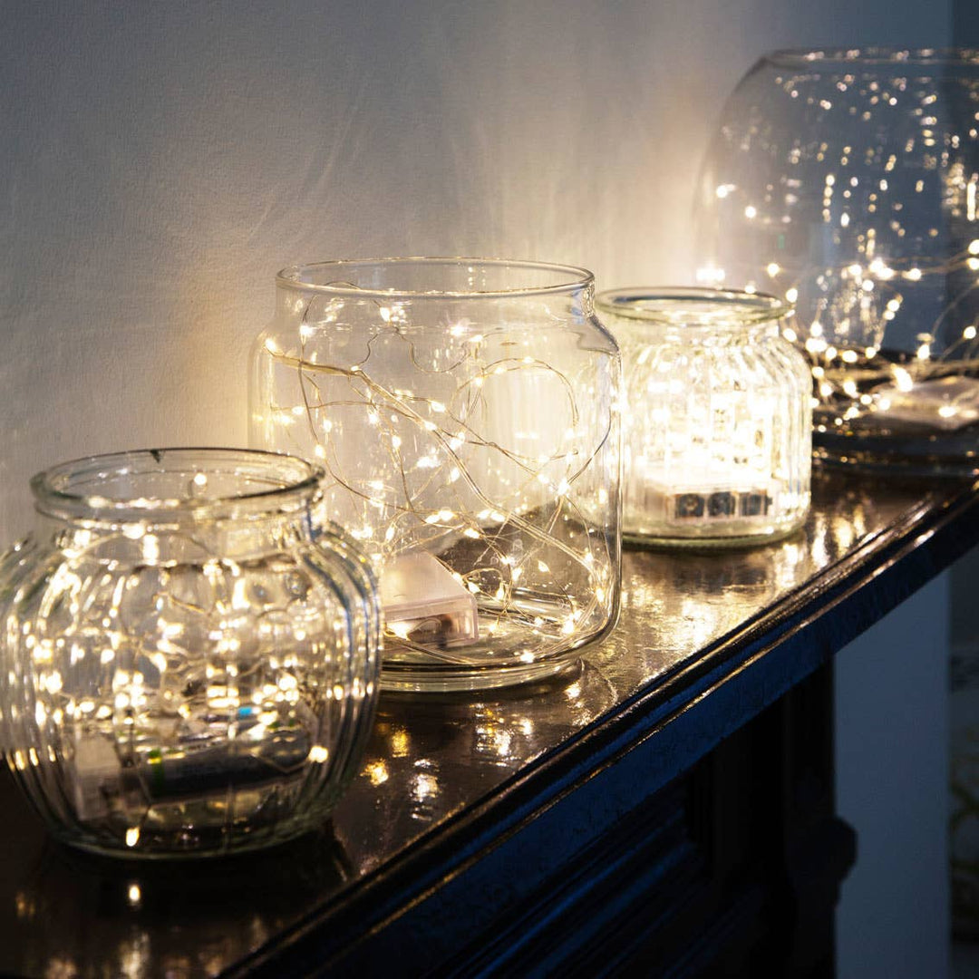 White Bead String Lights | 10ft