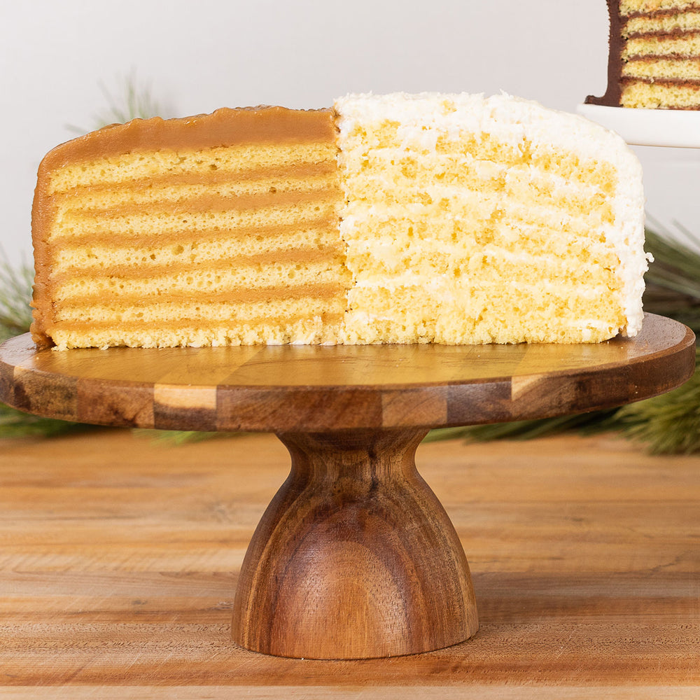 1/2 Caramel and 1/2 7-Layer Coconut