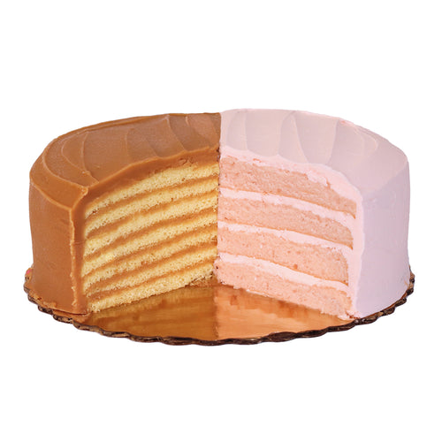 1/2 Caramel & 1/2 Pink Champagne