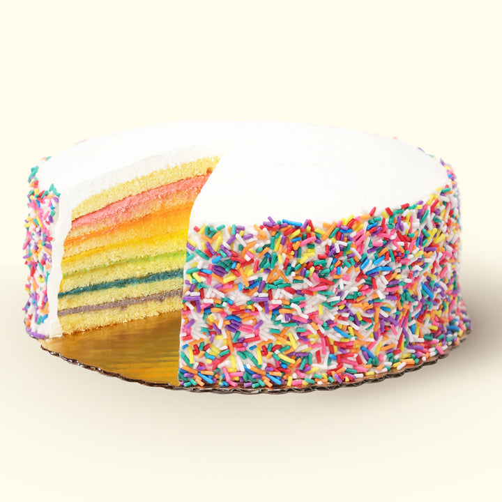 Sprinkle Rainbow Cake