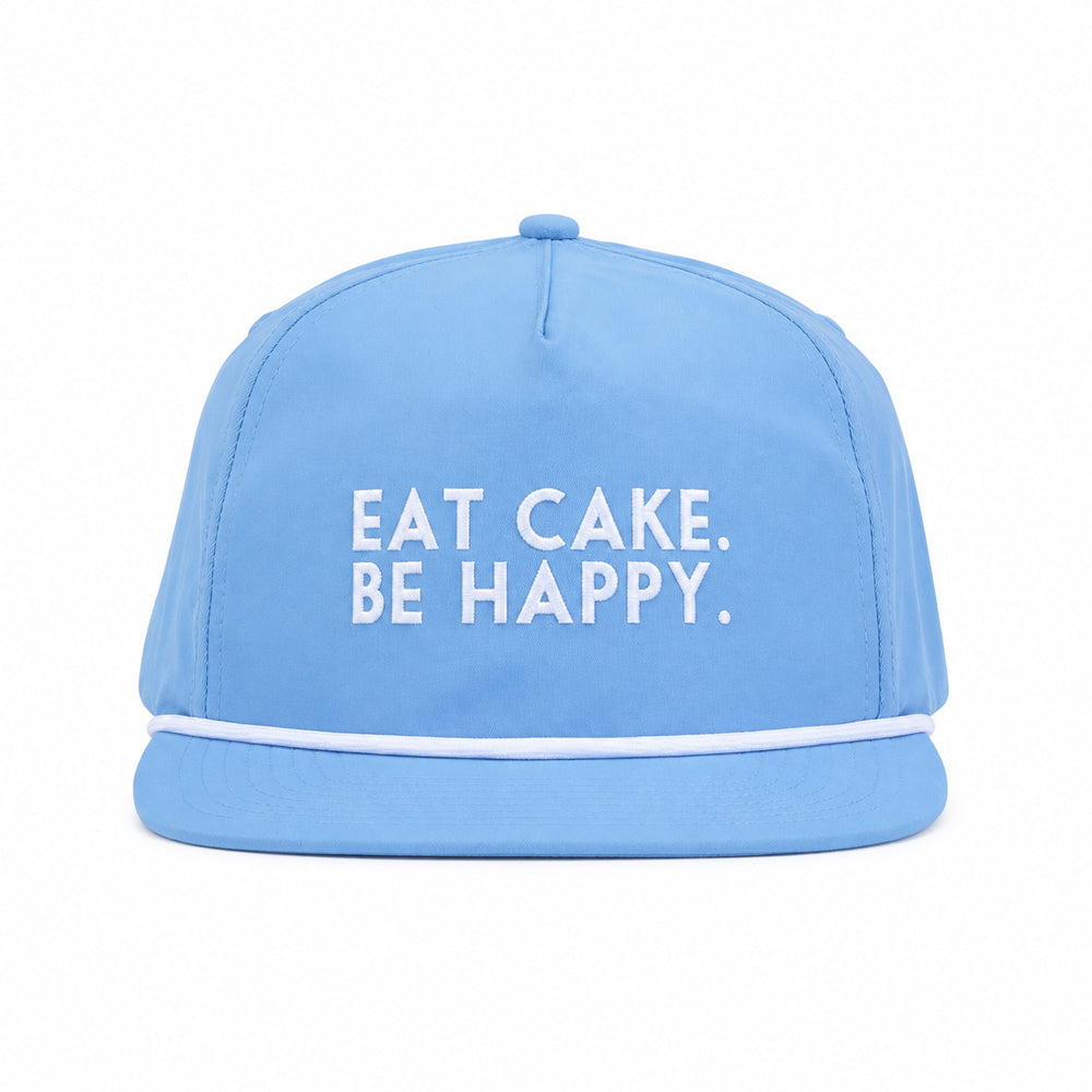 Eat Cake. Be Happy. Rope Hat