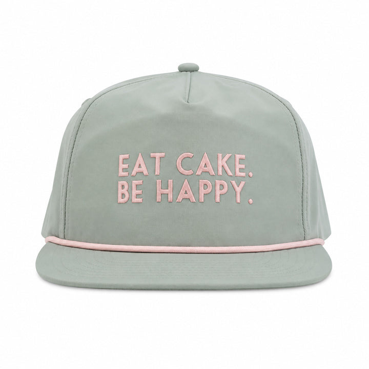 Eat Cake. Be Happy. Rope Hat
