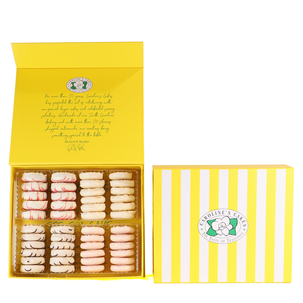 Assorted Cake Bite Box- Spring