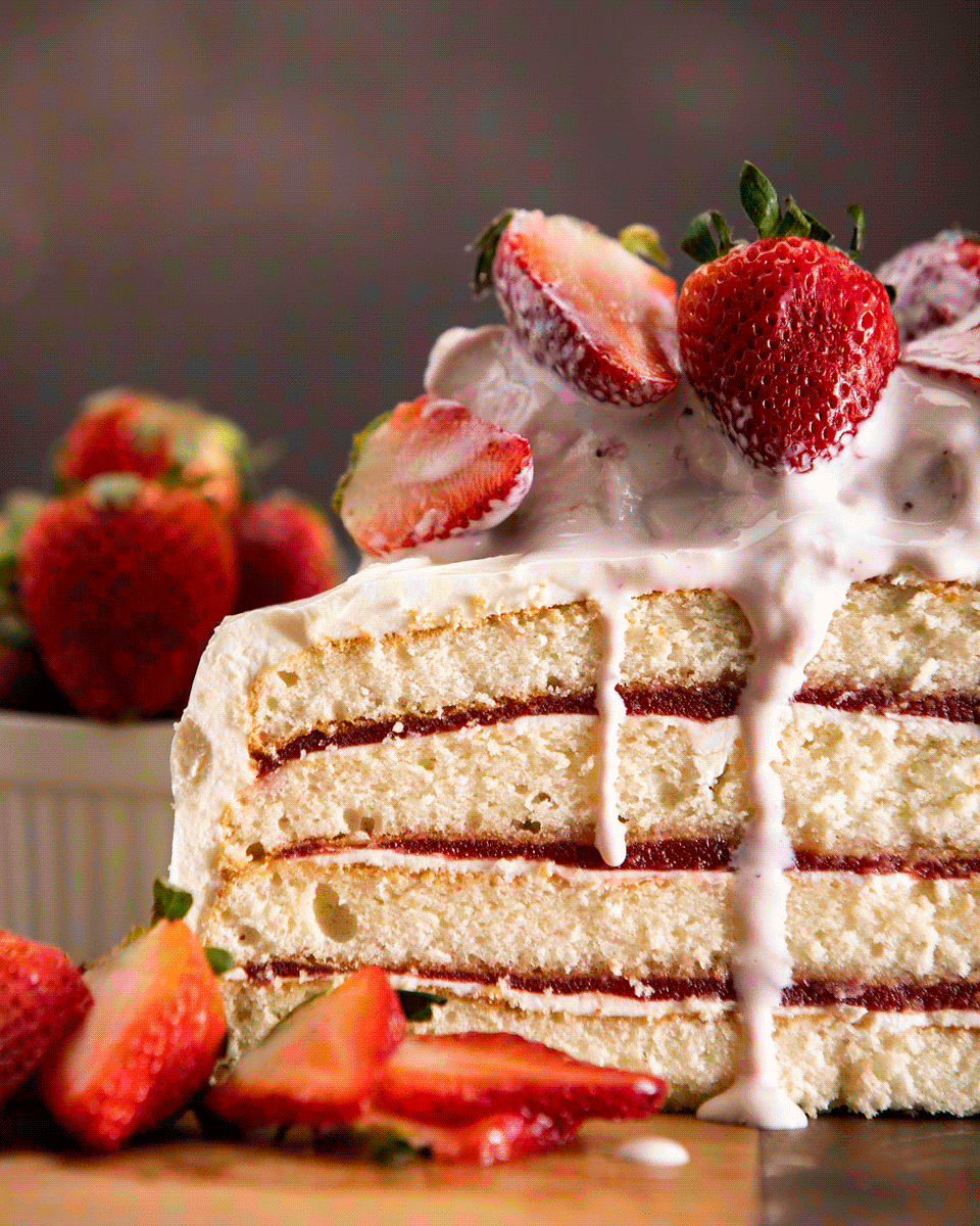 Strawberry Shortcake Caroline's Cakes