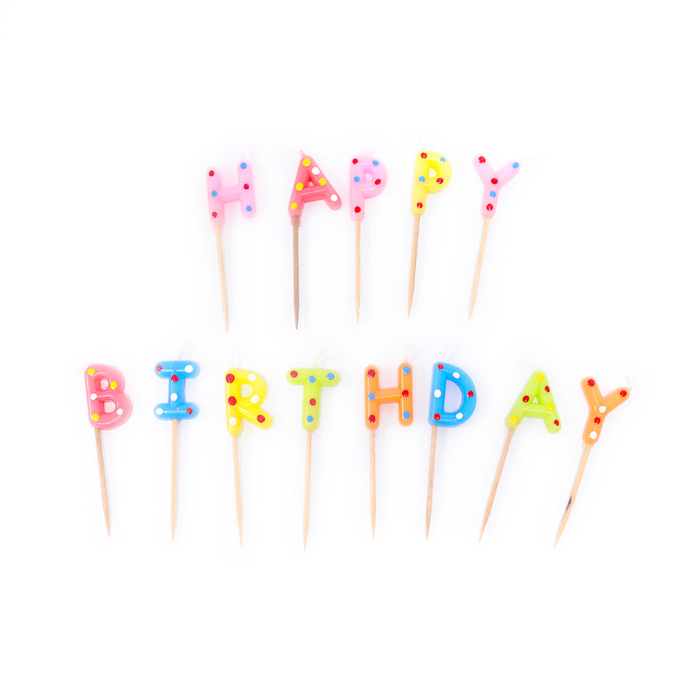 Caroline's Cakes Happy Birthday Candles | Shop Birthday Decor