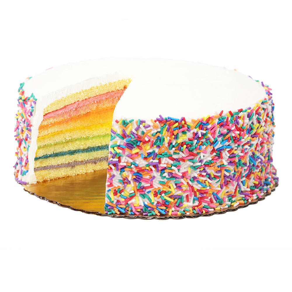 Rainbow cake Happy Birthday... - Queen Bee's Novelty Cakes | Facebook