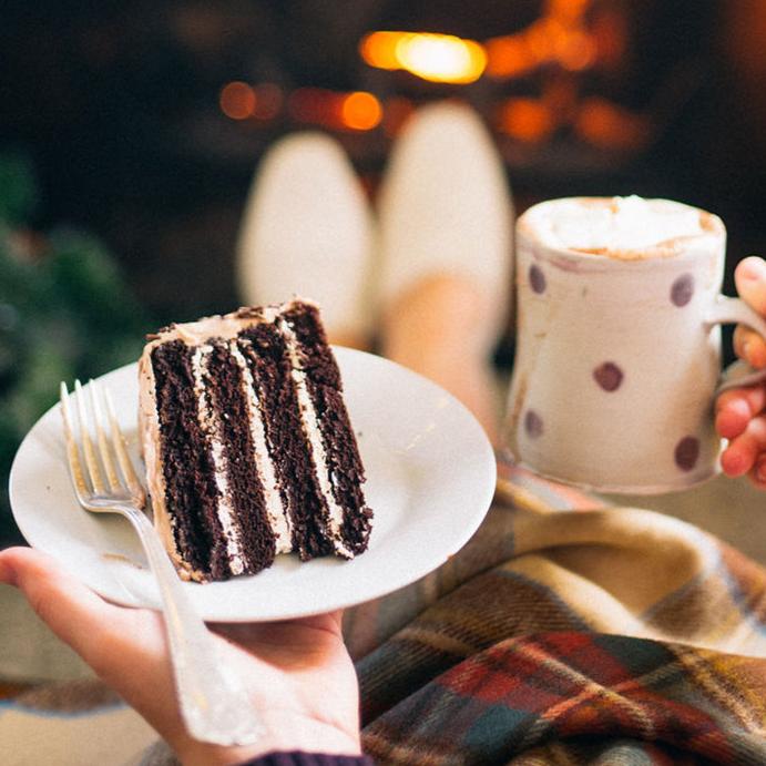 Hot Cocoa Cake