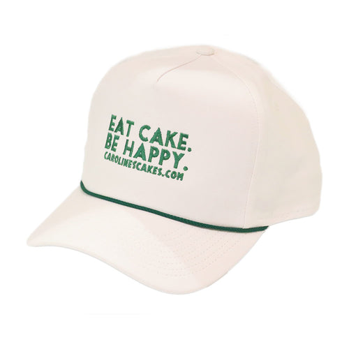 Eat Cake. Be Happy. Rope Hat